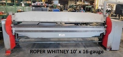 2001 ROPER WHITNEY AUTOBRAKE AB1016 Folding Machines | THREE RIVERS MACHINERY
