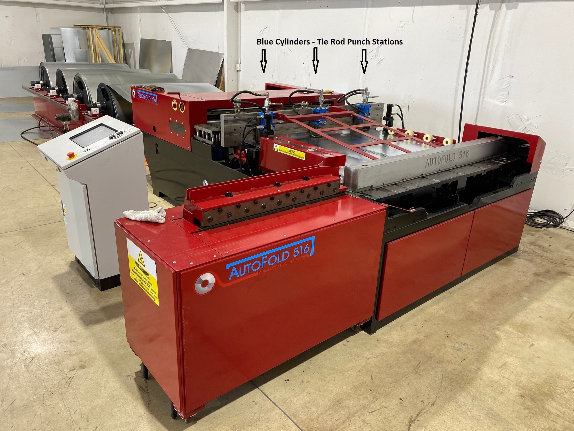 ADVANCE CUTTING SYSTEMS AF-516 Full Coil Line | THREE RIVERS MACHINERY