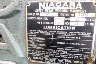 1951 NIAGARA 610 Power Squaring Shears (Gauge) | THREE RIVERS MACHINERY (3)